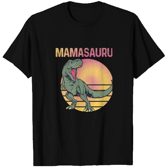 Dinosaur Pet Mamasaurus Mothers Day Tie Dye Retro T rex T-Shirts