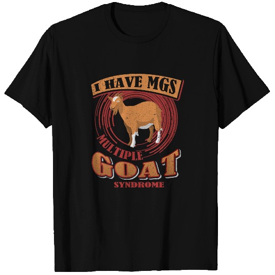 Goats Pet Have MGS Multiple Goats Syndromes Funny Goats 088 T-Shirts