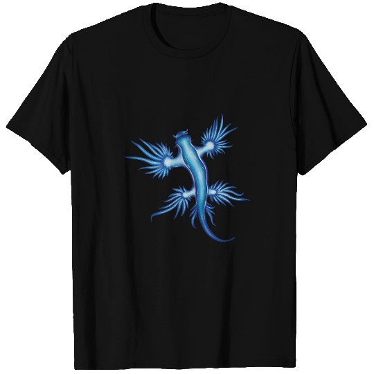 Dragon Pet Glaucus Atlantiscus Blue Ocean Dragon Diving Marine Biologist T-Shirts
