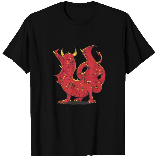 Dragon Pet Grimmy Red Dragon Chinese Chinese Red T-Shirts