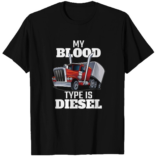 Truck Fun Funny 18 Wheeler Truck Driver Trailer Trucker 11 T-Shirts