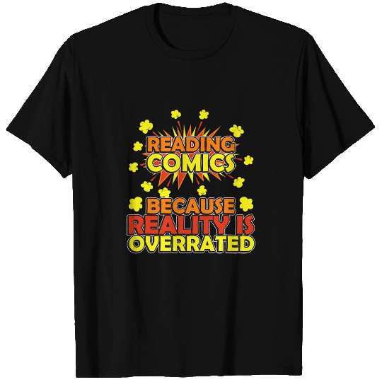 Book Fun Reading Comics Bam Wow Zap Comic T-Shirts