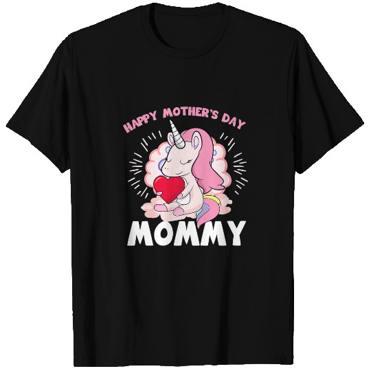 Unicorn Pet Kids Happy Mothers Day Mommy Daughter To Mom Unicorn Toddler Girl T-Shirts