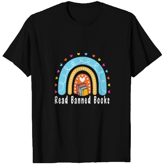 Book Fun I Read Banned Books Week Rainbow Readers Librarian T-Shirts