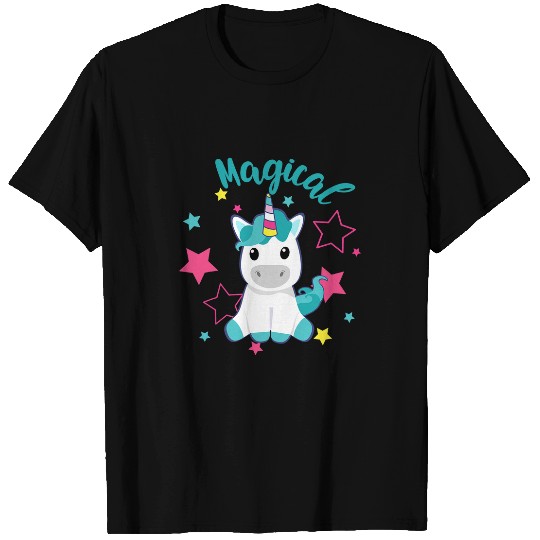 Unicorn Pet Magical Unicorn cute pink stars T-Shirts