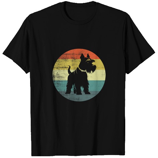 Schnauzer Pet Retro Style Miniature Schnauzer T-Shirts
