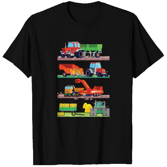 Tractor Fun driving Farm Vehicles T-Shirts