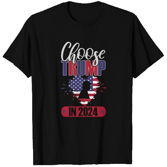 Donkey Pet Funny Choose Trump in 04 Republican America Donkey Pox T-Shirts