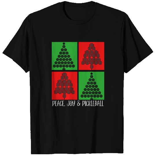 Sport Pickleball Peace Joy And Pickleball Christmas Cheer Pickleball Tree 2 T-Shirts