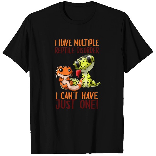 Bearded Dragon Pet I Have Multiple Reptile Disorder Bearded Dragon Gecko Pet T-Shirts