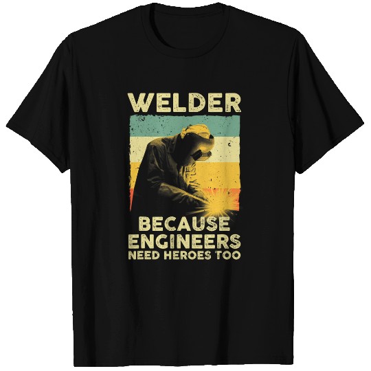 Welder Job bests Welding Art Men Dad MIGTIG Welder Lover Metal Workers 3 T-Shirts
