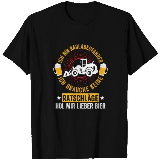 Bulldozer Fun Mens Wheel Loader Construction Worker Construction Site Construction T-Shirts