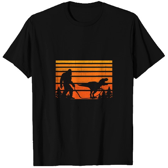 Dinosaur Pet Funny Bigfoot Dinosaur Cryptid Big Foot Sasquatch Cryptids T-Shirts