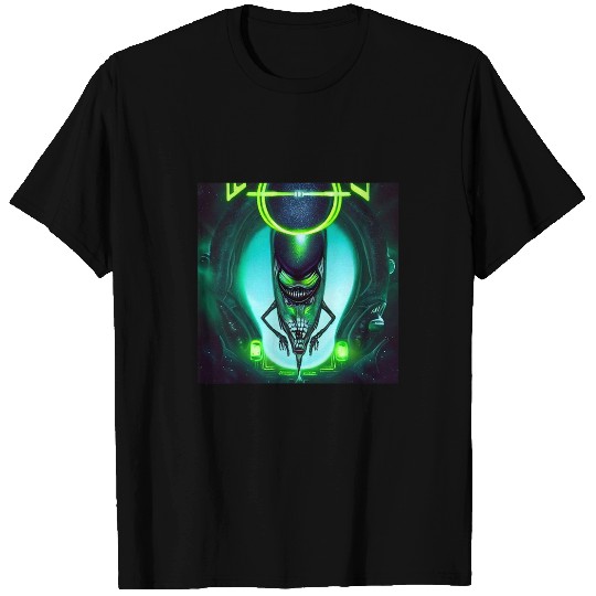 Aliens UFO UAP 51 area grey out of this world creature art 3 27 T-Shirts