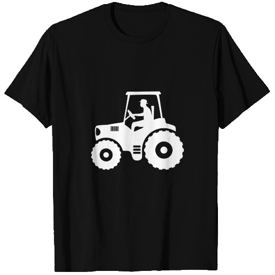 Tractor Fun driving Farmer Vehicle Farm Animal Big Wheel Harvest Ranch T-Shirts