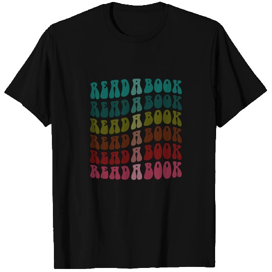 Book Fun Groovy READ A BOOK Reading Squad Preschool Teacher Team T-Shirts