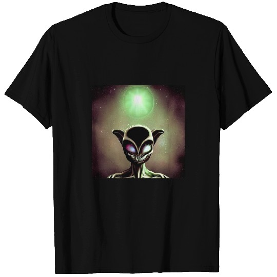 Aliens UFO UAP 51 area grey out of this world creature art 9 412 T-Shirts
