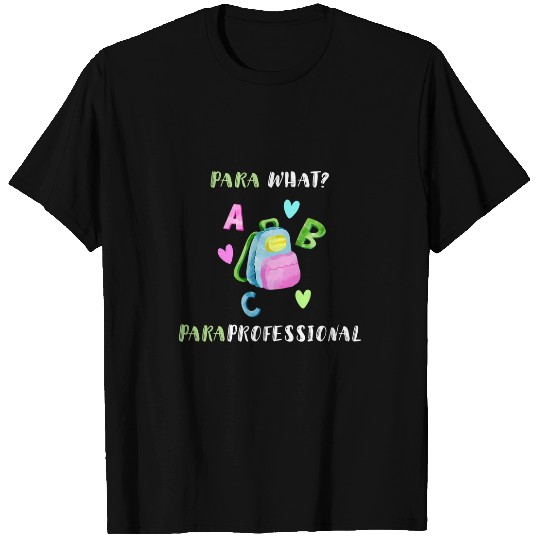 Autism Puzzle Para What Paraprofessional School Teacher Assistant T-Shirts