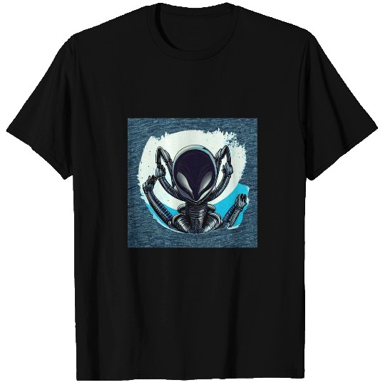 Aliens UFO UAP 51 area grey out of this world creature art 5 9 356 T-Shirts