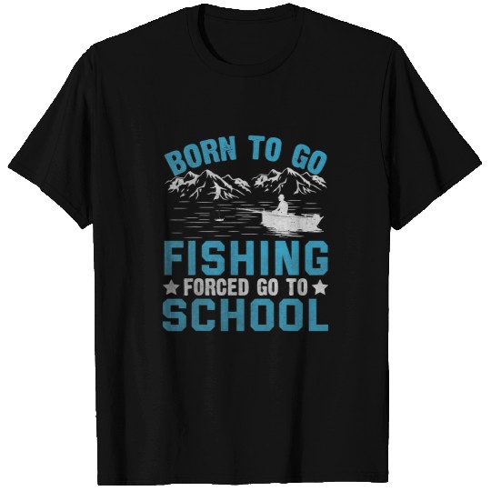 Fishing Fun Funny Born To Go Fishing Gift Bass Fish Fisherman Kids Boy 11 T-Shirts