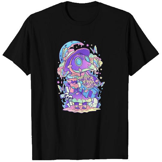 Pastel Goth Cute Creepy Plague Doctor Kawaii Menhera Wiccan T-Shirts