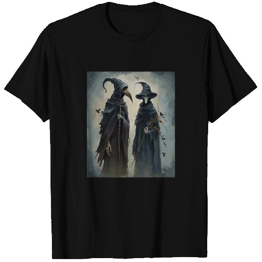 bests Friend Grim Reaper and Plague Doctor Healing Duo Art 21 T-Shirts