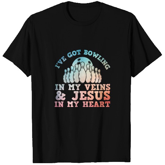 Sport Bowling bests Bowling Design For Men Women Jesus Christian Bowling 1 T-Shirts