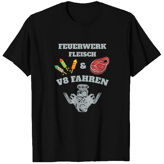 Fireworks meat eightcylinder driver T-Shirts