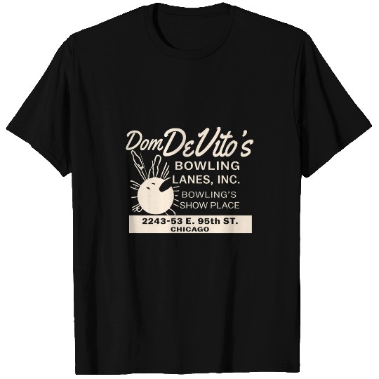 Sport Bowling Dom Devitos Chicago IL Funny Retro Bowling Alley vintages T-Shirts