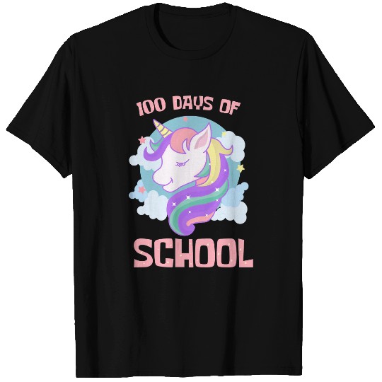 Unicorn Pet 100 Days of School Magical 100th Day School Loves To Teach T-Shirts