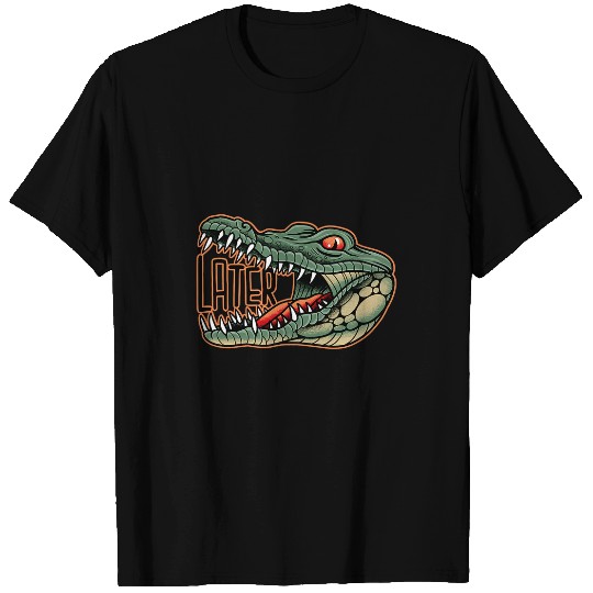 Alligator Pet Later Alligator Funny Graphic T-Shirts