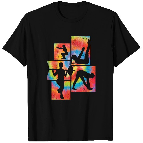 Fitness Lover Workout Weightlifting Retro Fitness Girl Women T-Shirts