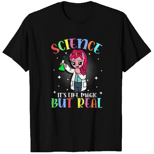 Unicorn Pet Science Its Like Magic But Real Chemistry T-Shirts