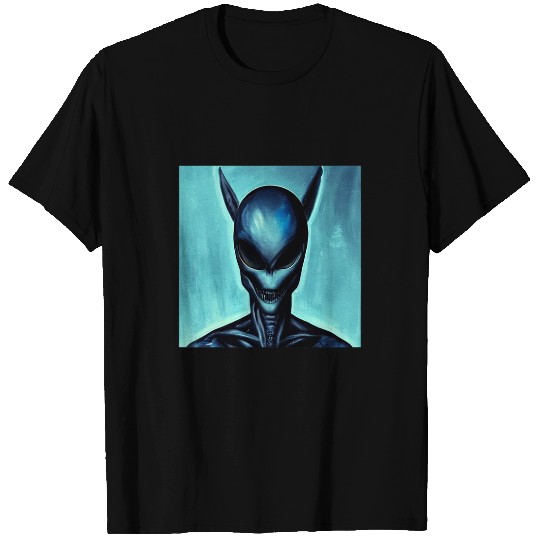 Aliens UFO UAP 51 area grey out of this world creature art 2 219 T-Shirts