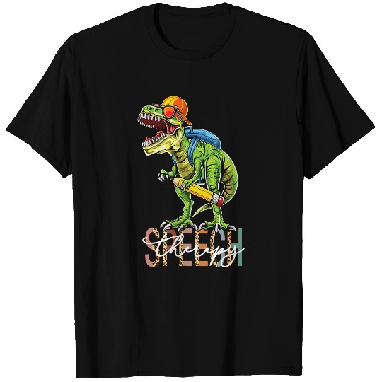 Dinosaur Pet Speech Therapy Language Pathologist Therapist Dinosaur Trex T-Shirts