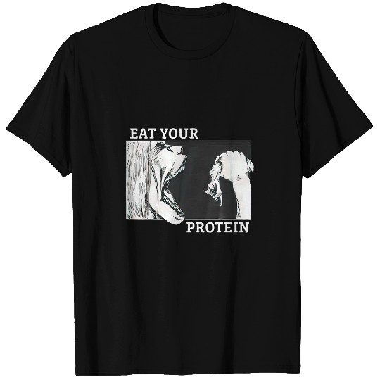 Eat Your Protein Anime Gym Pump Bodybuilding Fitness 21 T-Shirts