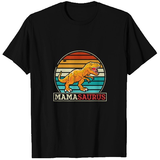 Dinosaur Pet Mamasaurus Trex Dinosaur Funny Mama Saurus Mothers Family 2 T-Shirts