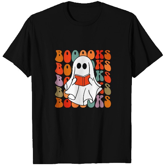Book Fun Cute ghosts Book Reading Halloween Booooks ghosts Reading 1 T-Shirts