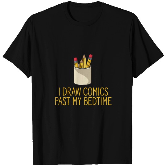 Book Fun I Draw Comics I Manga Illustrator Comic Book Cartoonist 2 T-Shirts