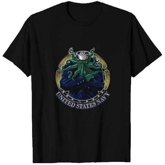 Squid Pet Navy T-Shirts
