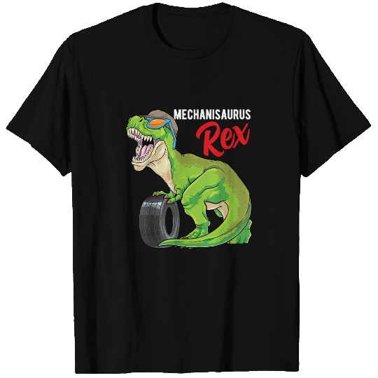 Dinosaur Pet Funny Horse Mechanisaurus rexs Mechanic Dinosaur T rexs Horsepower Torque 4 T-Shirts