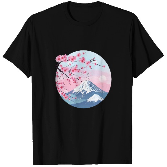 Japanese Sakura Garden Geisha Mount Fuji Cherry Blossom 25 T-Shirts