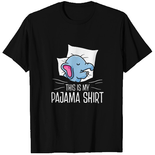Elephant Mammal Sleep Elephant Official Sleep Napping Pajama T-Shirts