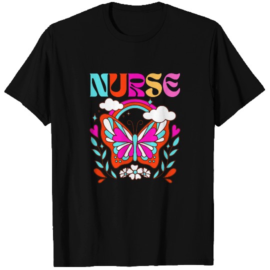 nurses Job Groovy Nicu Icu Retro nurses Happy nurses Week School T-Shirts
