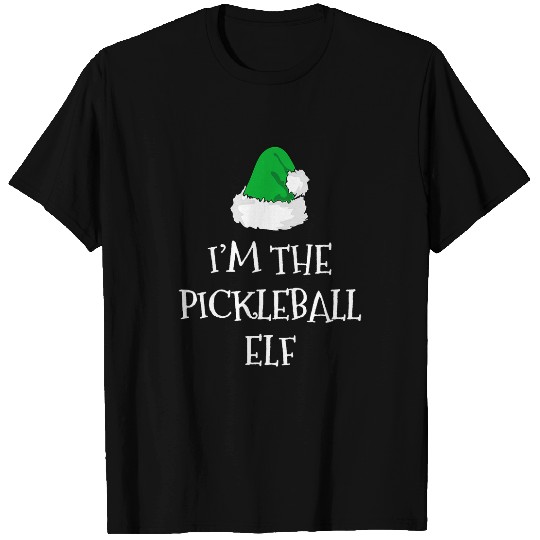 Sport Pickleball Im The Pickleball Elf Funny Christmas Pajama Player T-Shirts