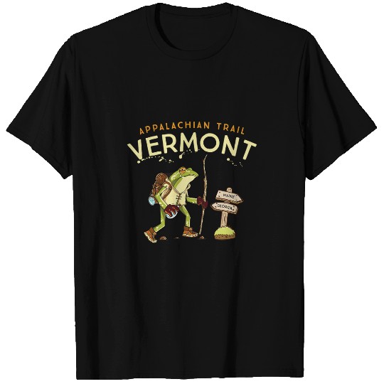 Frog Pet Appalachian Trail Vermont Hiking Funny T-Shirts