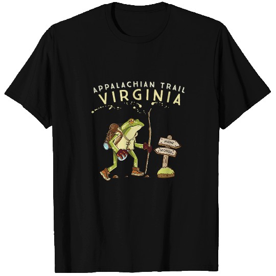 Frog Pet Appalachian Trail Virginia Funny Hiking T-Shirts