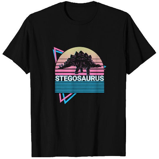 Dinosaur Pet Stegosaurus Dinosaur Retro T-Shirts