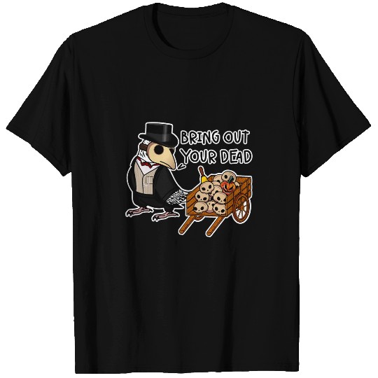Plague Doctor Parrot I White Budgie Budgerigar T-Shirts