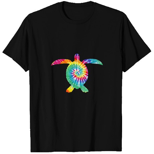 Tie Dye Sea Turtle 2Diver Turtle Lovers T-Shirts